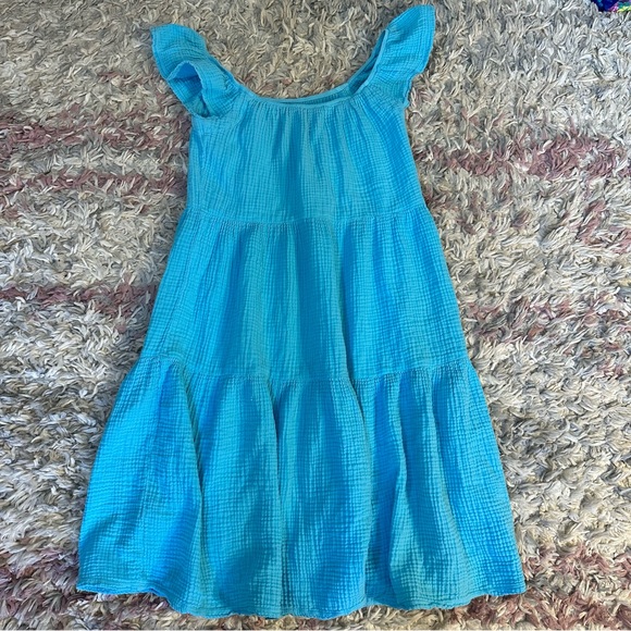 Nation LTD. Noa ruffled midi dress Turks and Caicos XS - Picture 3 of 4